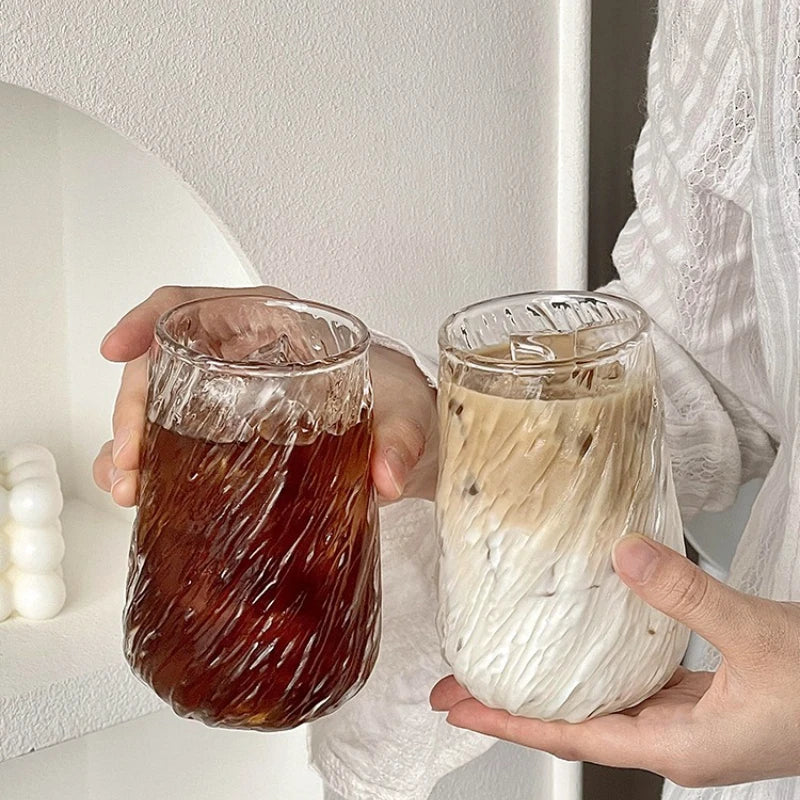 Verre à rayures