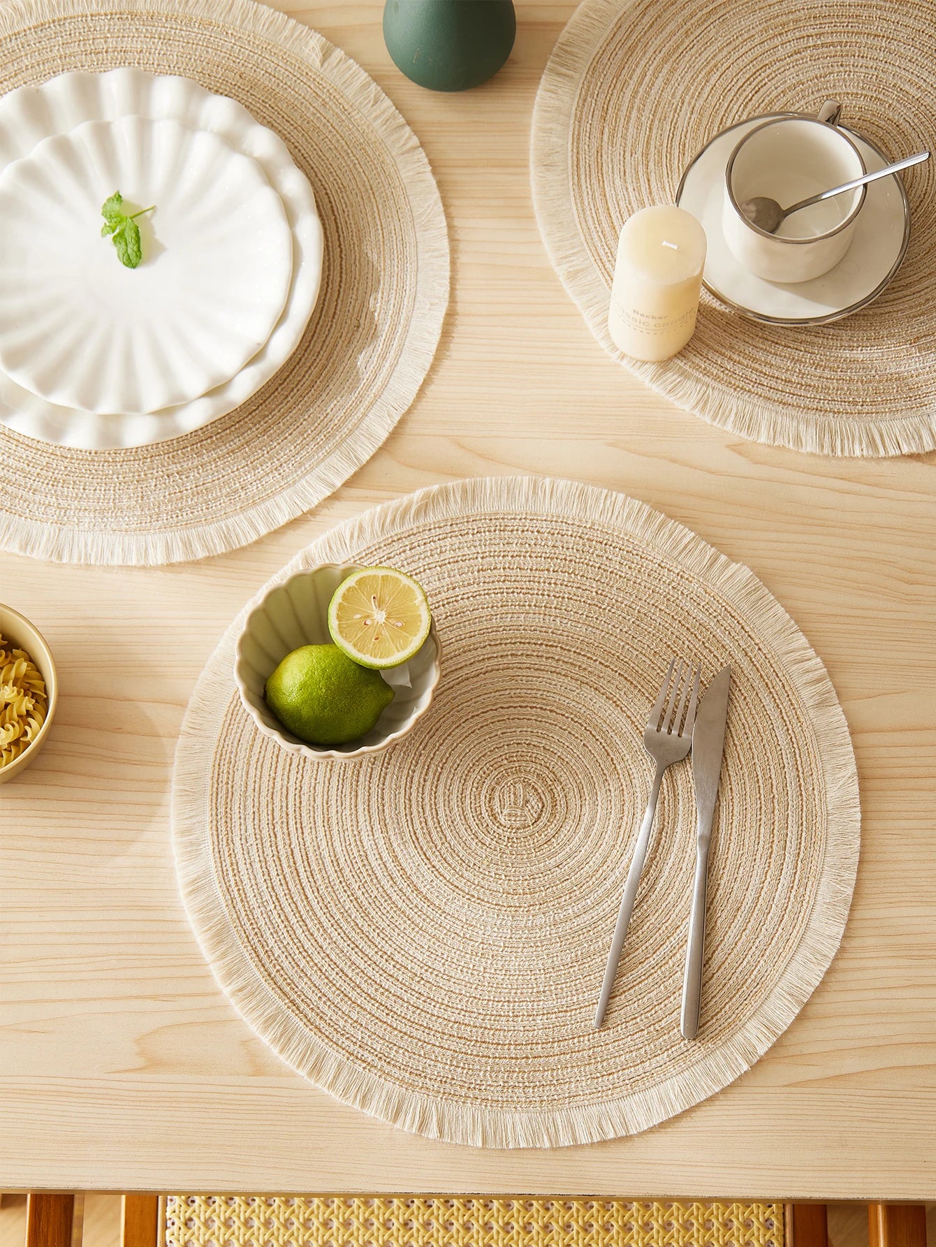 Sets de table tressé