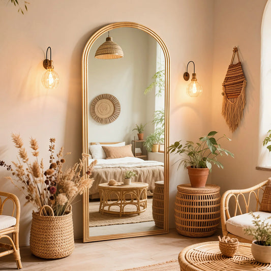 Miroir en bois