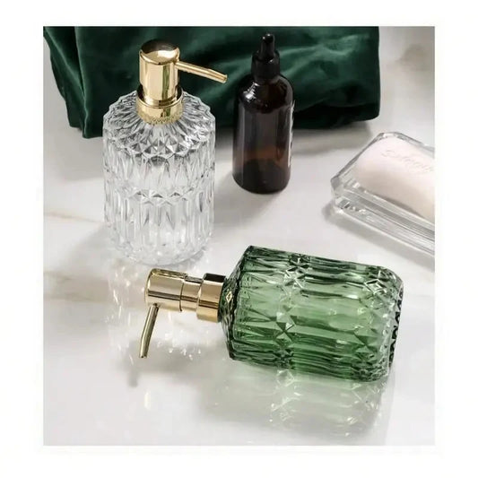 Distributeur de savon en verre rechargeable