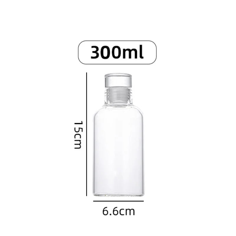 Bouteille d'eau en verre