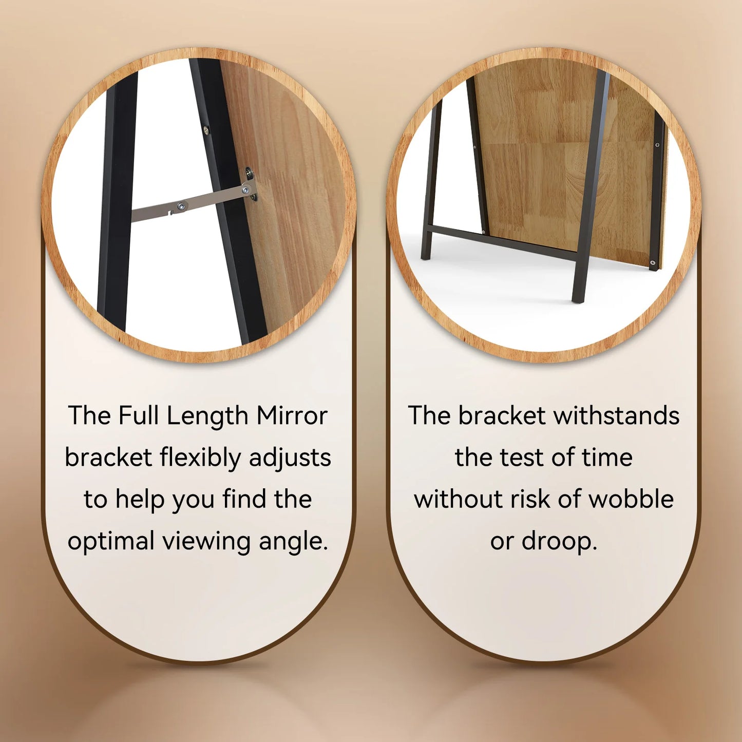 Miroir en bois