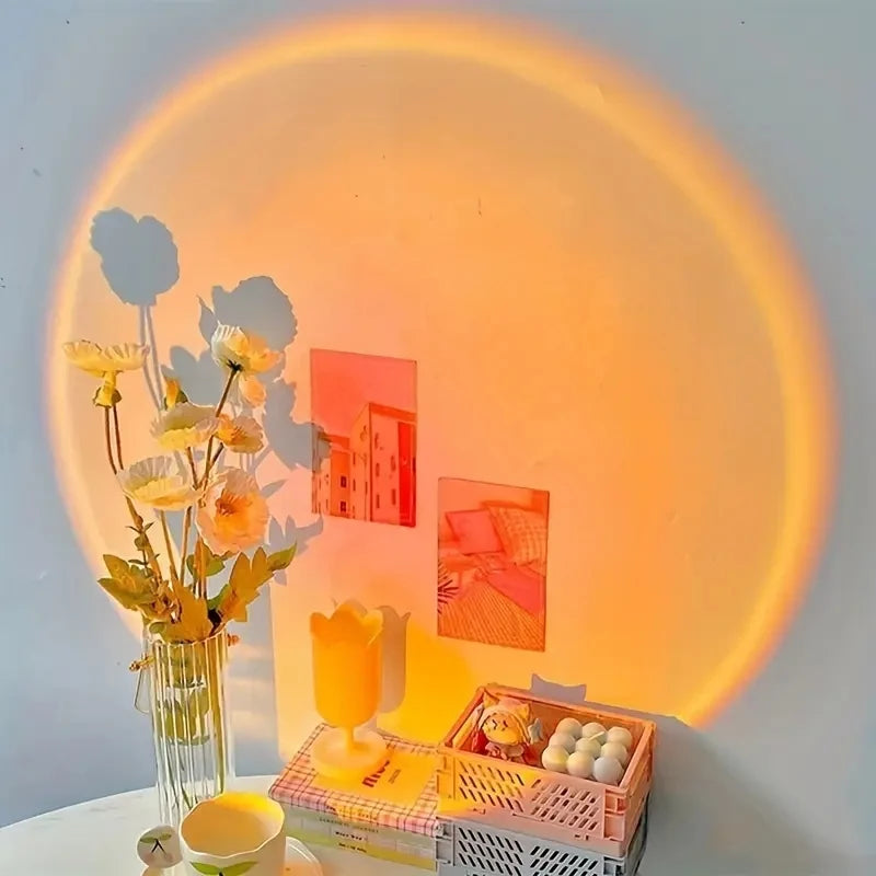 Lampe projecteur coucher de soleil