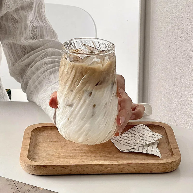 Verre à rayures