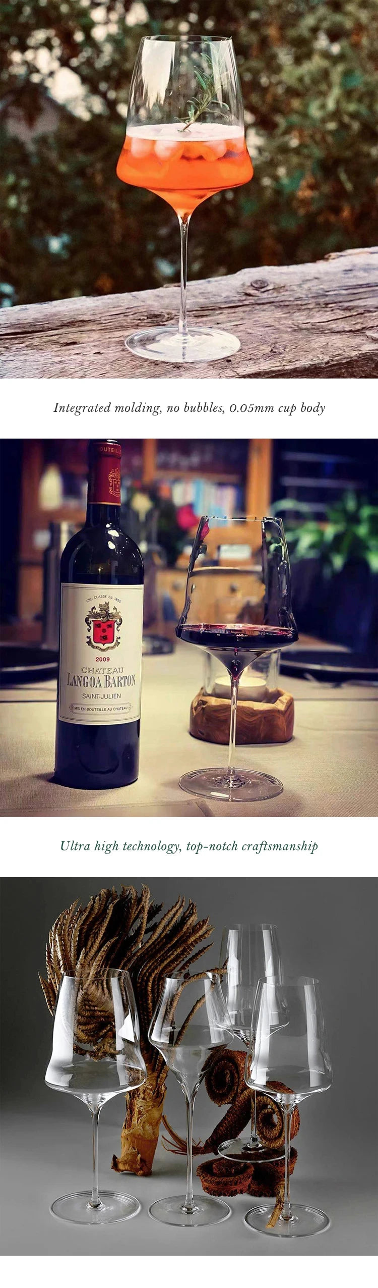 Verre à vin en cristal