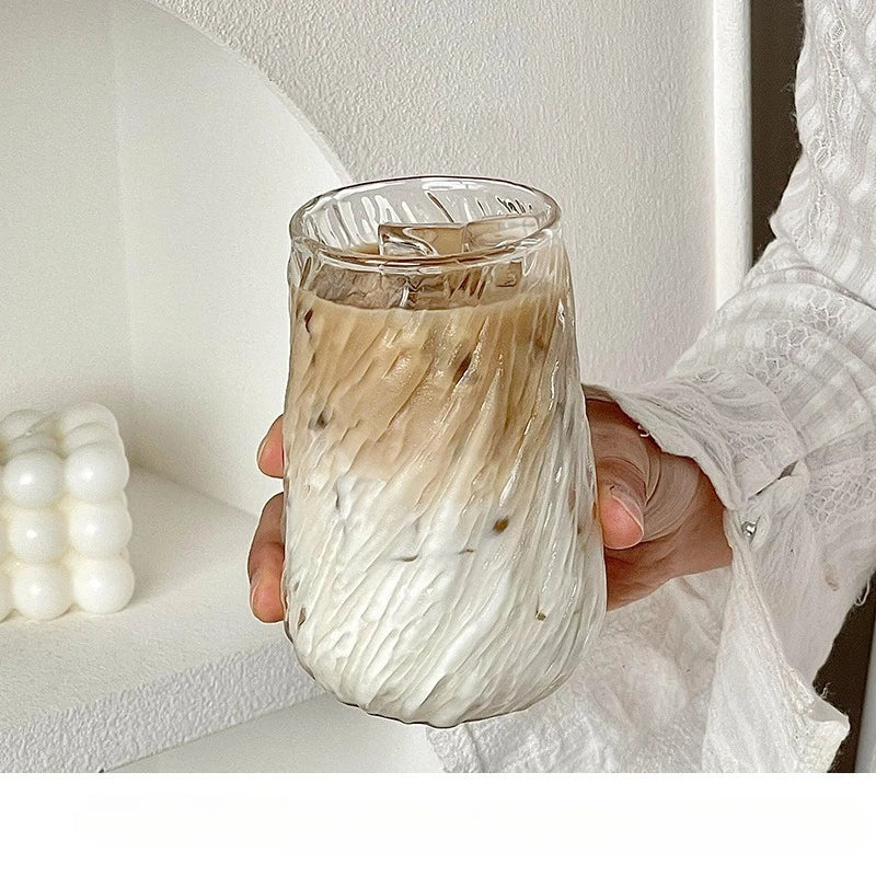 Verre à rayures